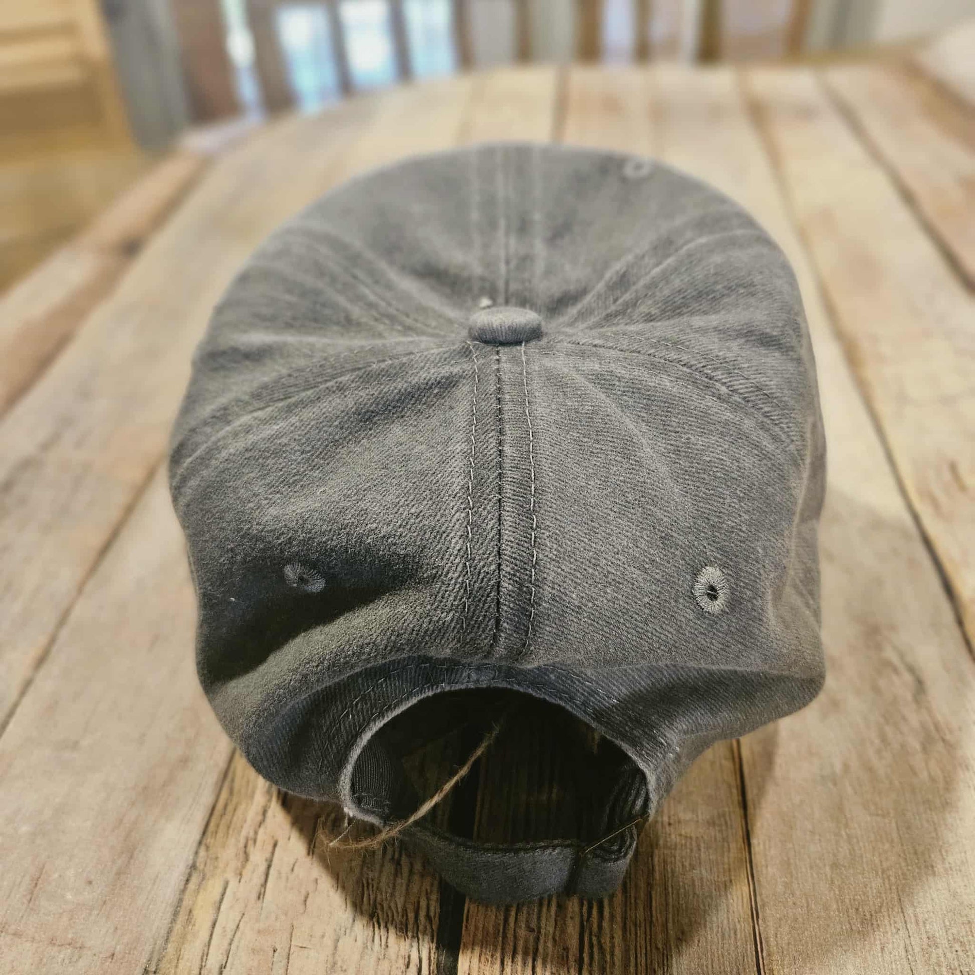 back of gray nope not today patch hat
