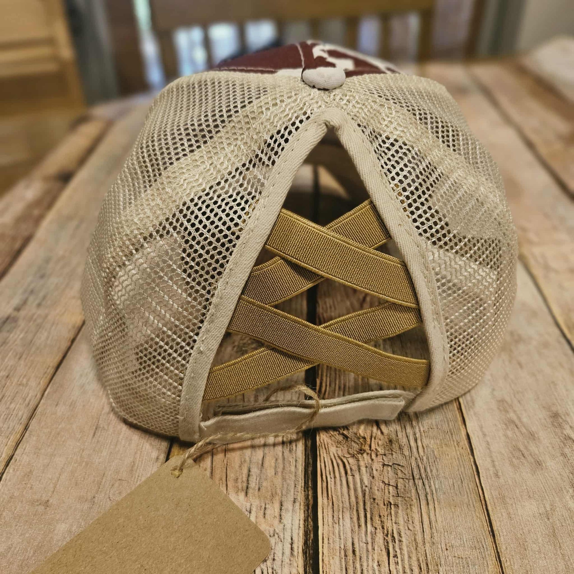 "well Sheeyit" pink embroidered on denim patch cow print hat, adjustable ponytail cow print denim patch cap