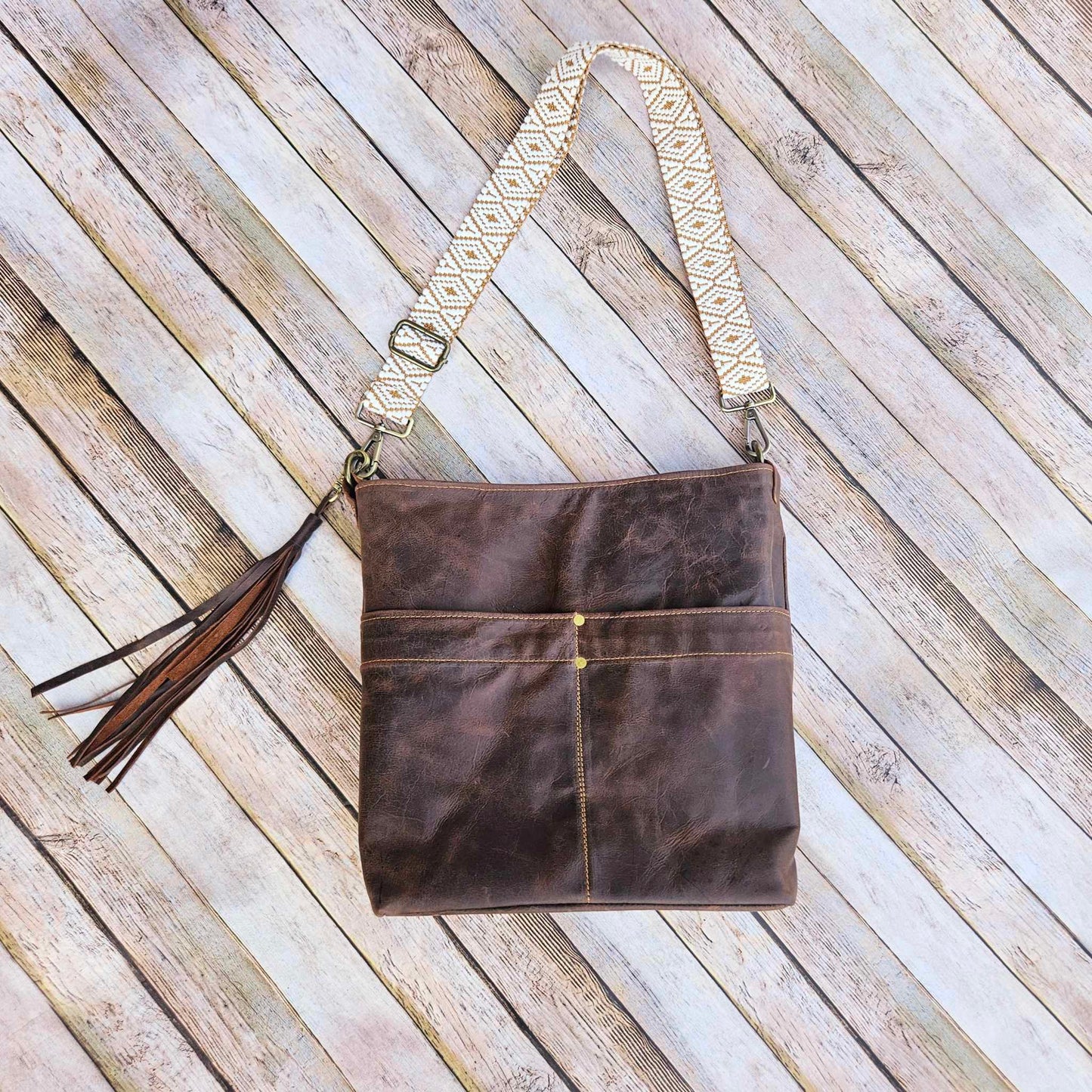 large leather bag, genuine leather bag, crossbody bag, handmade bag