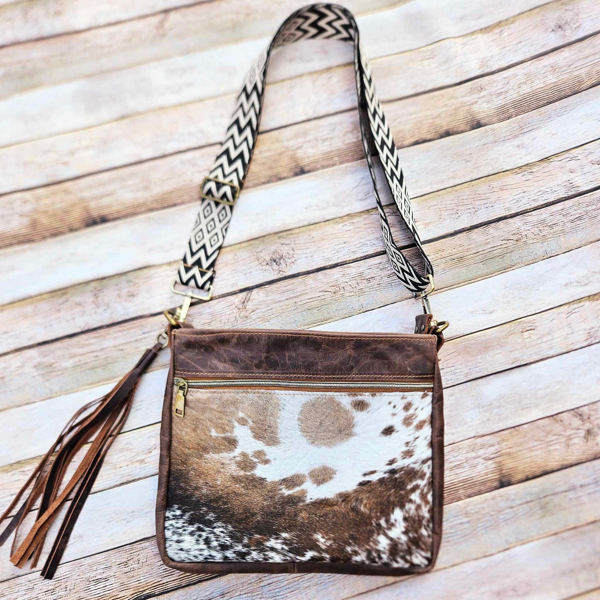 salt and pepper fur on bag, leather crossbody bag, handmade bag, conceal carry bag, hand bag, leather purse