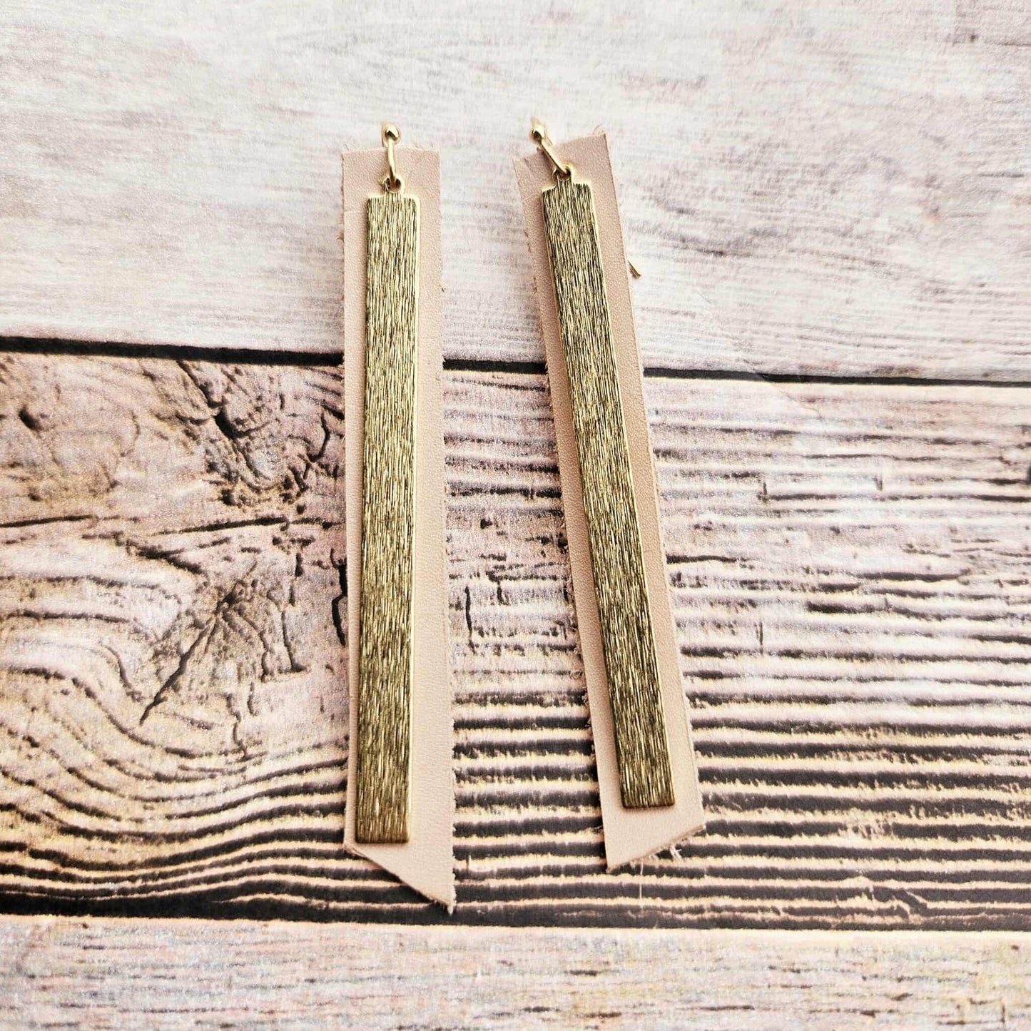 Leather Dangle Earrings