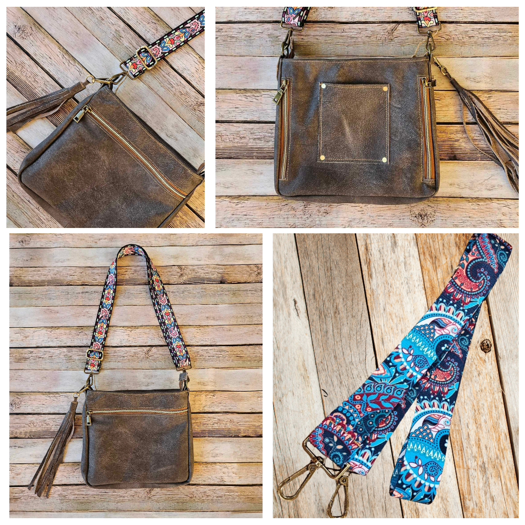 gray leather hand bag, suede leather cross body bag, conceal carry bag