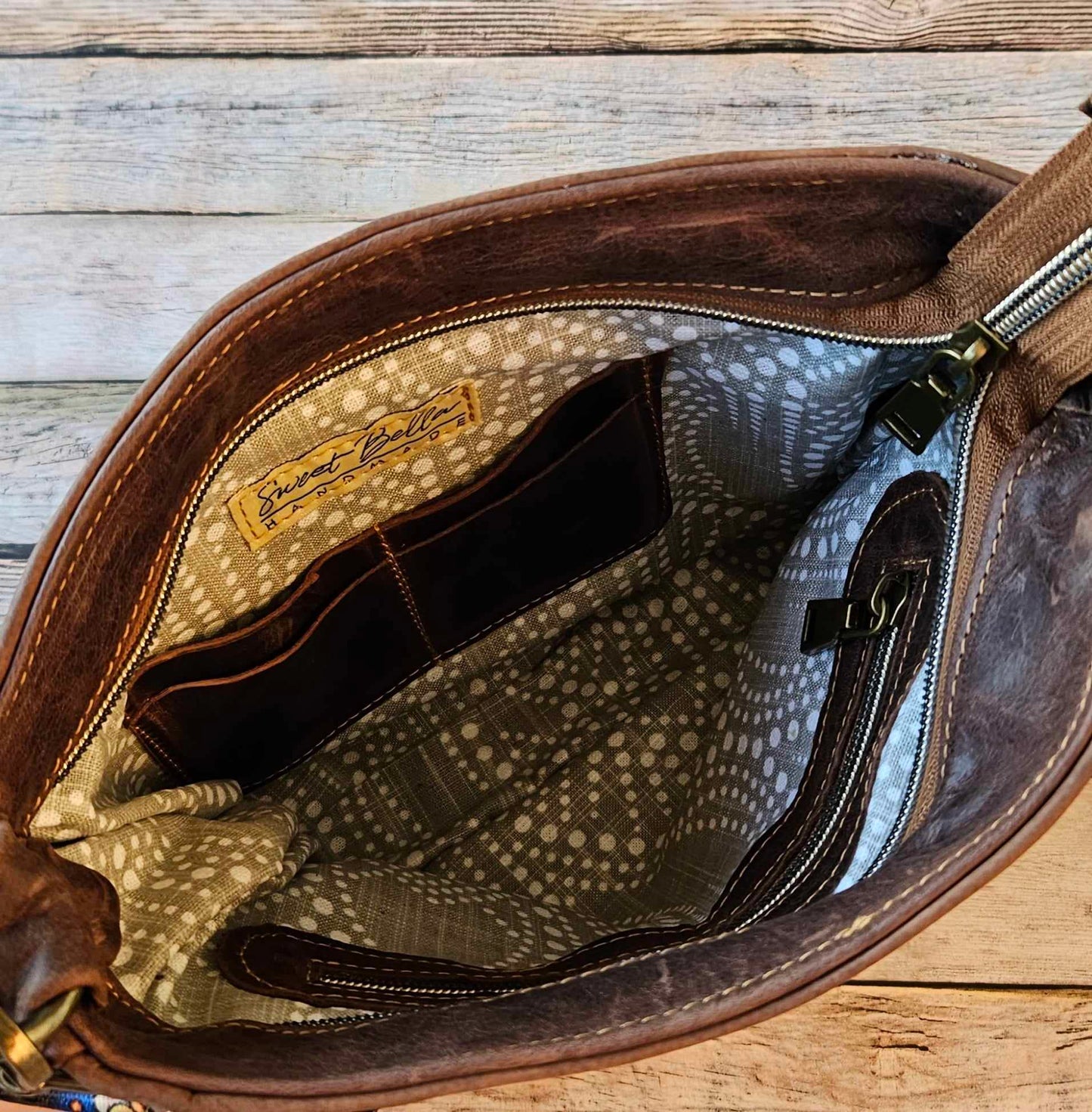 leather cross body, brown leather bag, conceal carry bag, cross body bag, handmade leather handbag