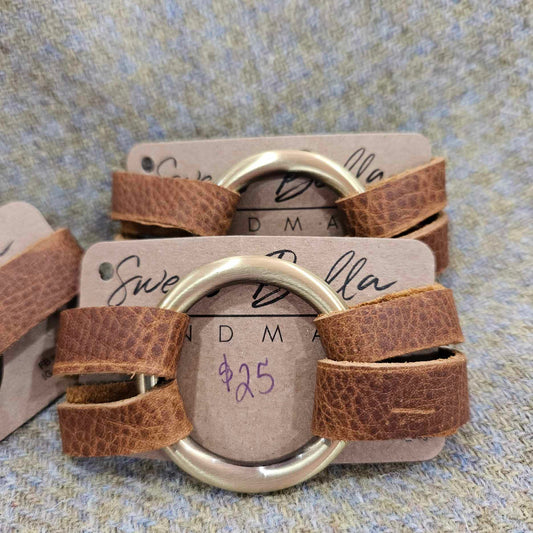 Leather O Bracelet Large