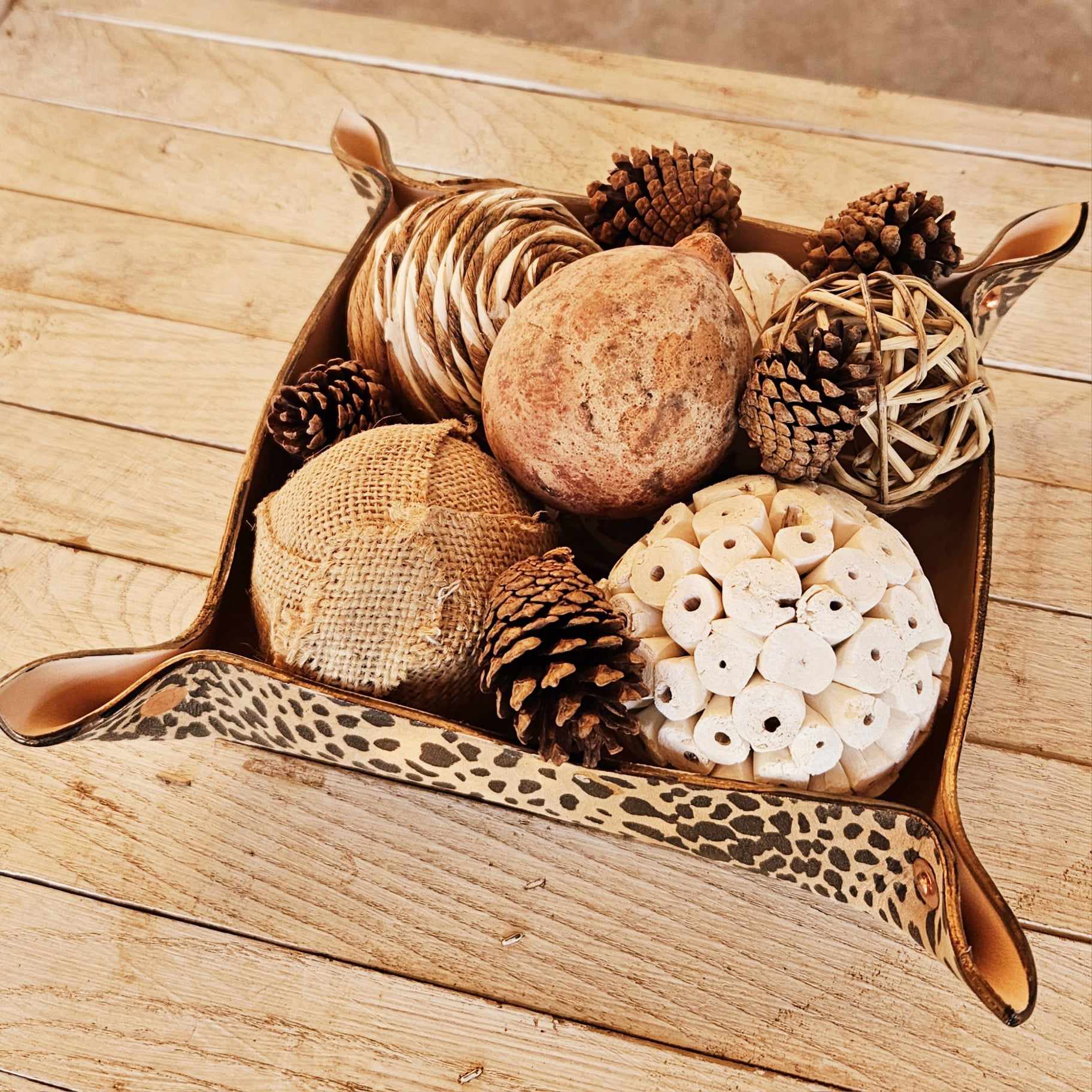 small leopard leather bowl, small leather bowl, leopard leather bowls, leopard bowl, leather bowls