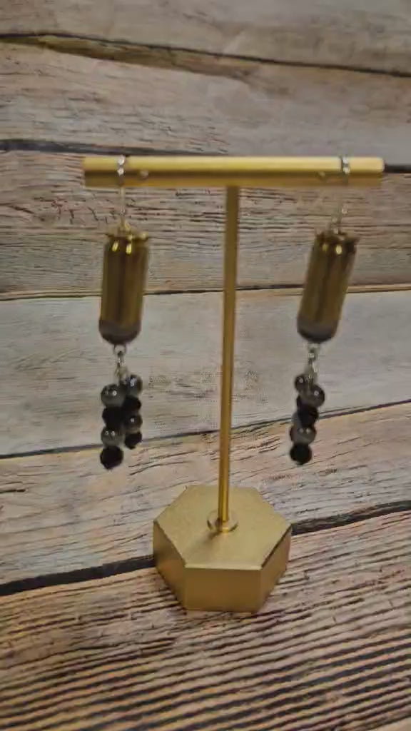 black navajo pearl earrings