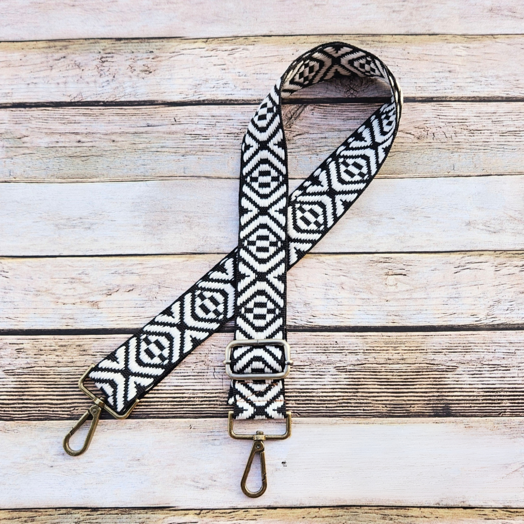 bag strap, guitar style strap, purse strap,  crossbody strap, adjustable strap