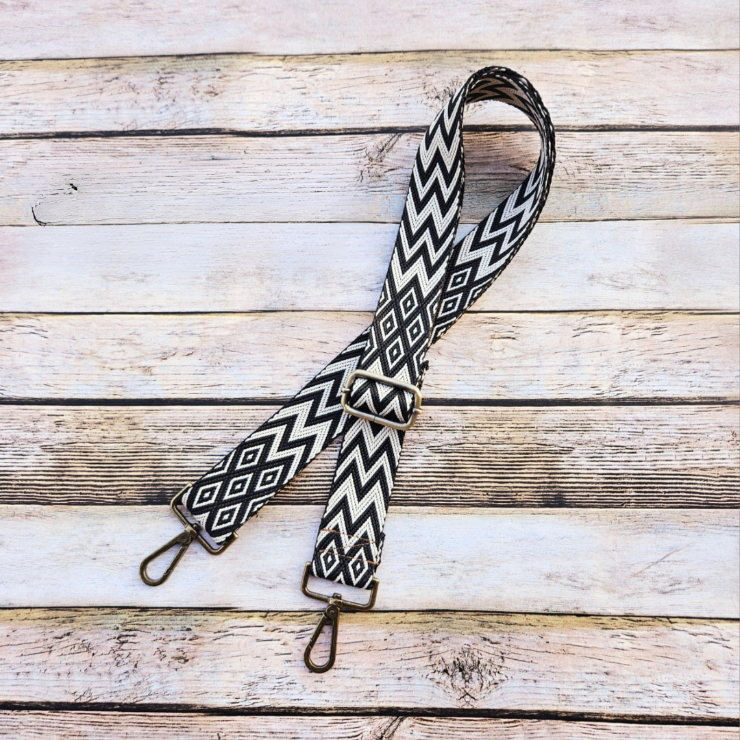 handbag strap, crossbody bag strap, crossbody strap, purse strap, adjustable strap, guitar style strap, handsewn strap, removable strap