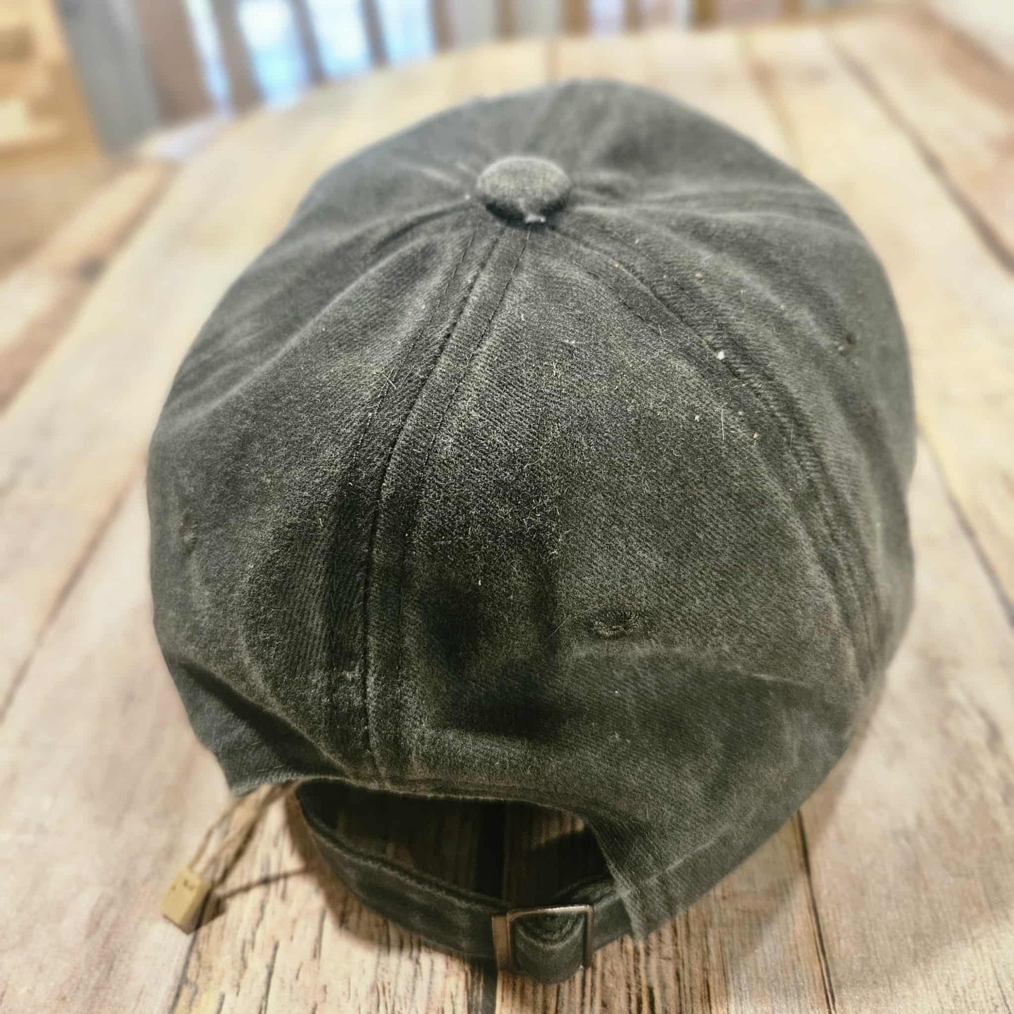Embroidered Leather Patch Ball Cap