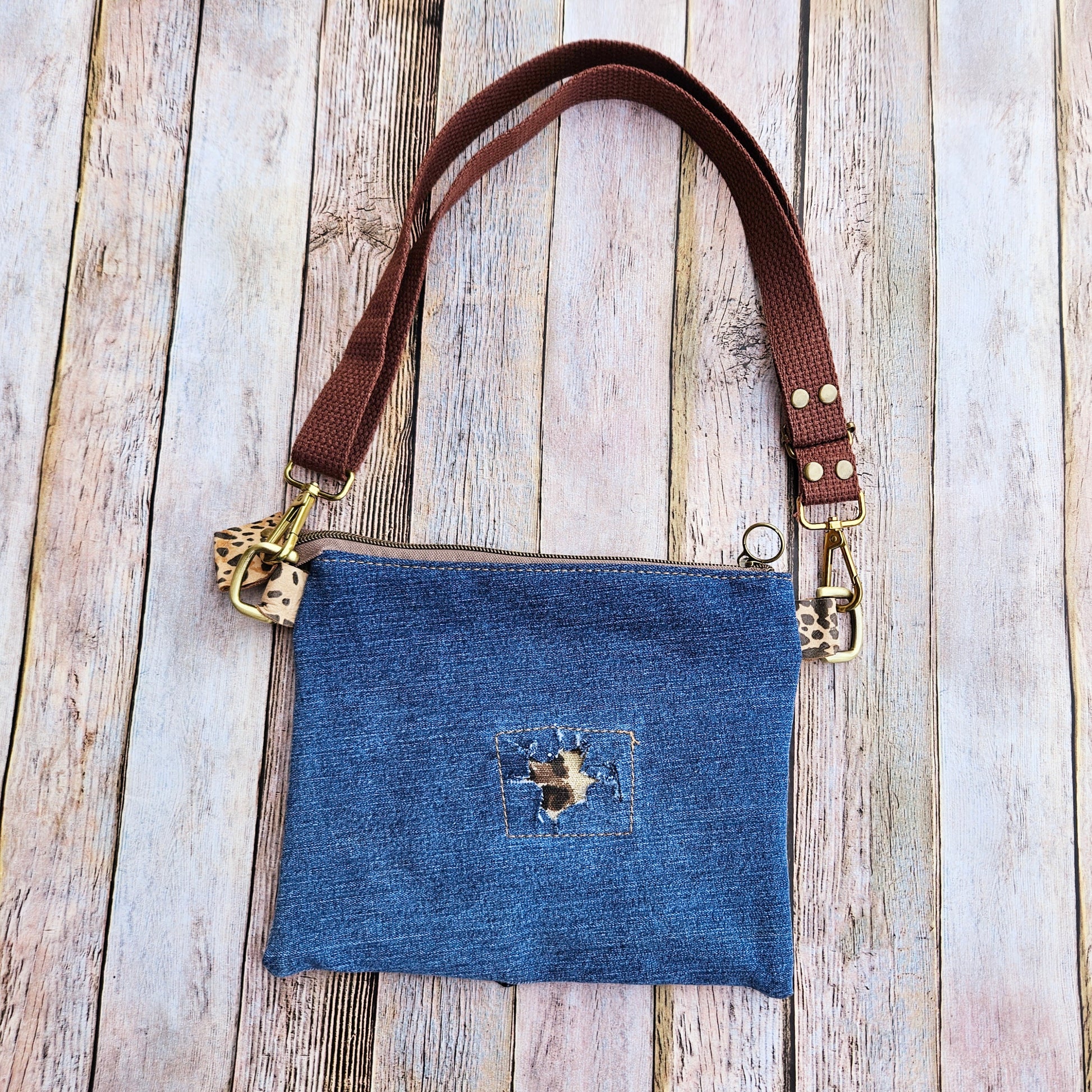 denim bag, denim crossbody, denim purse, kids bag, kids crossbody, kids purse