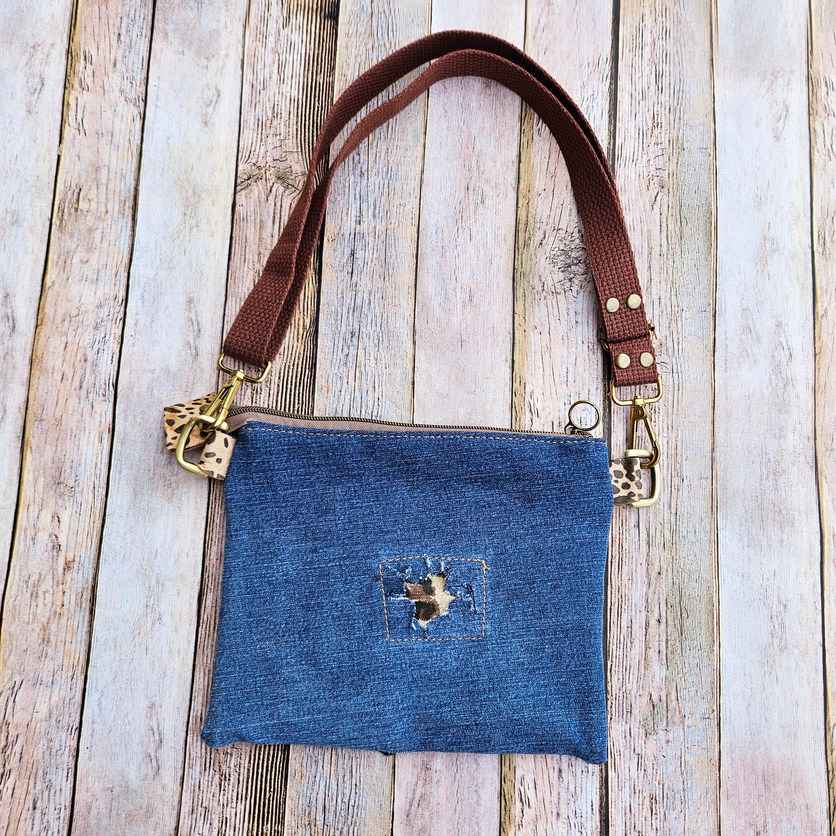denim bag, denim crossbody, denim purse, kids bag, kids crossbody, kids purse