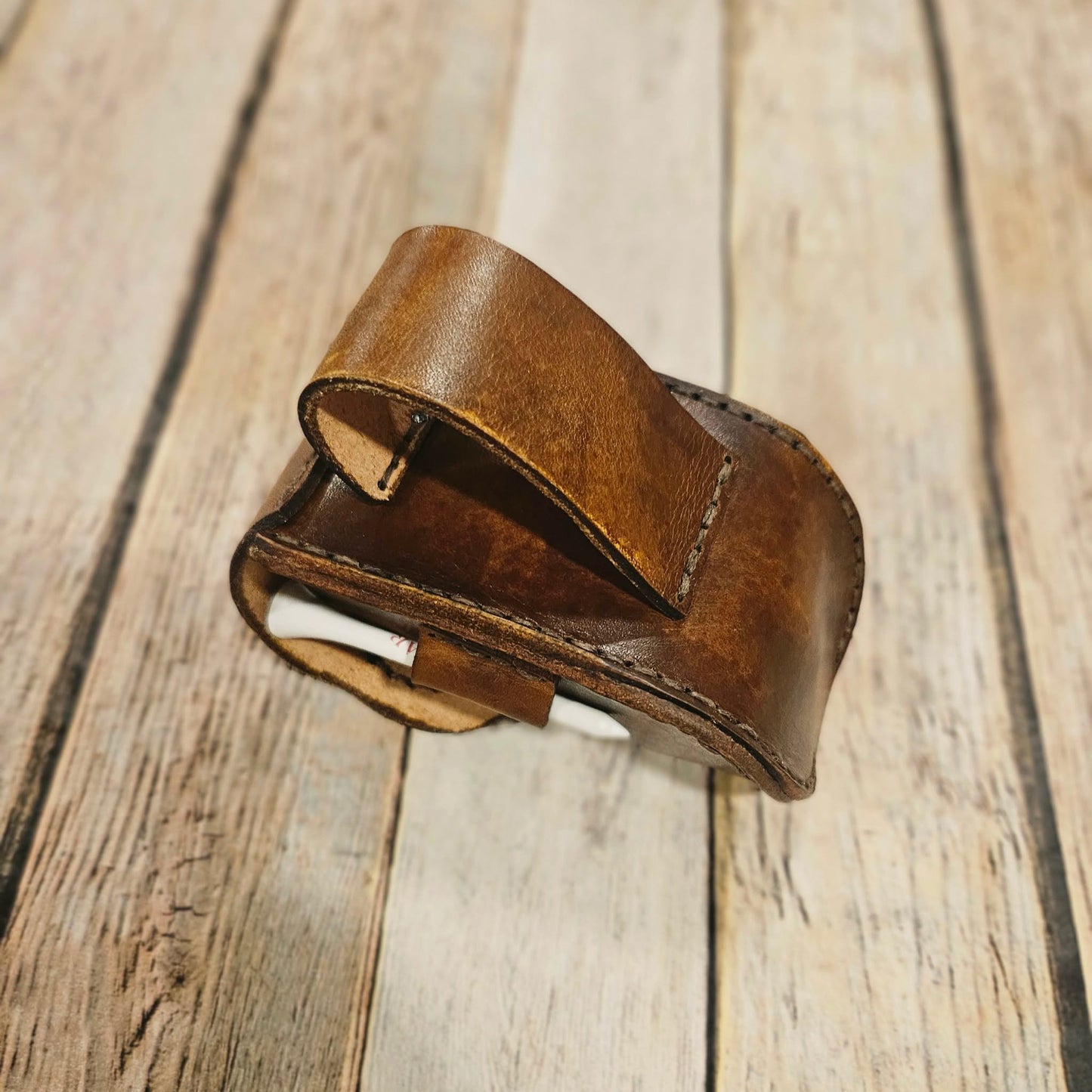Genuine Leather Golf Ball Bag