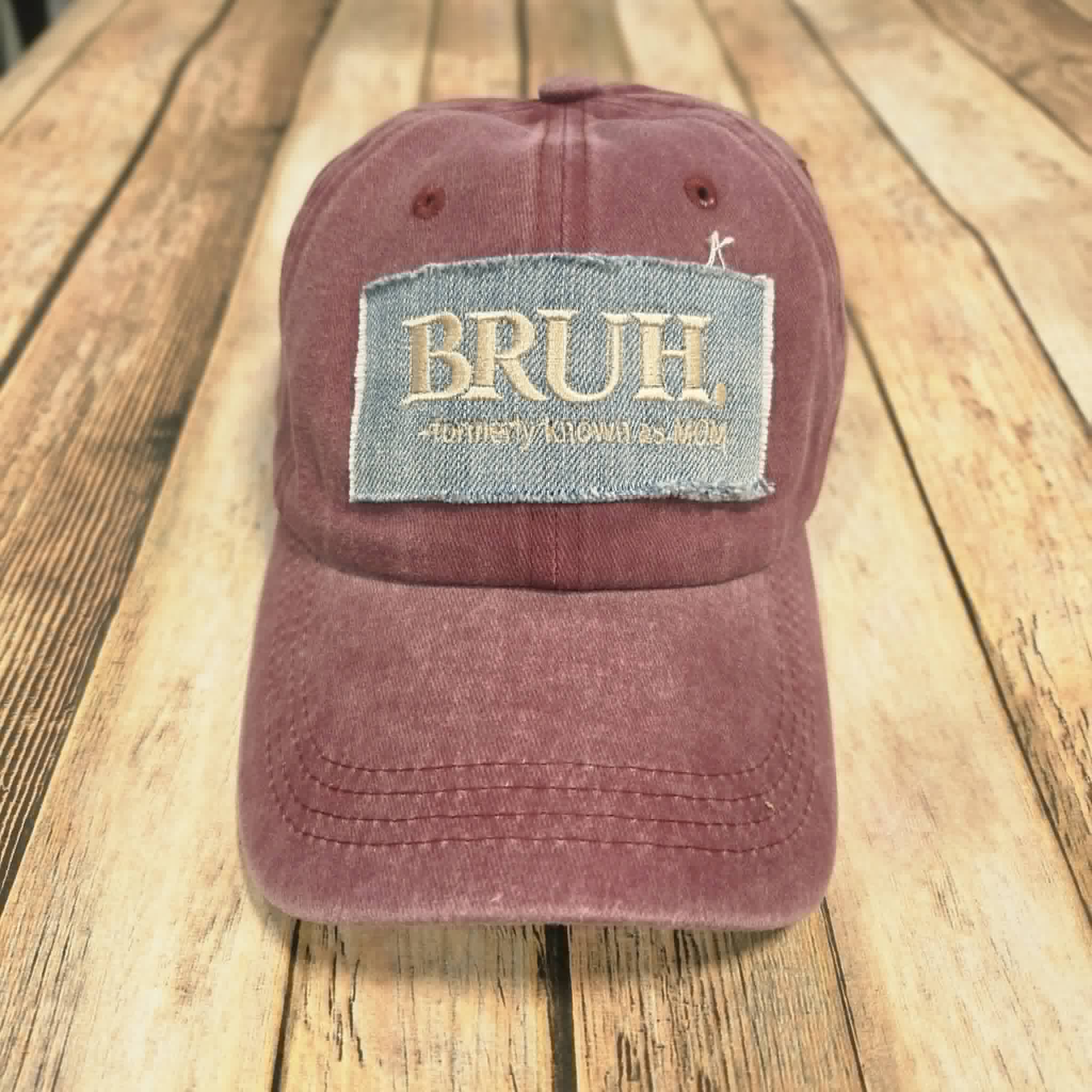 Bruh Formally Known as MOM Patch Embroidered Cap