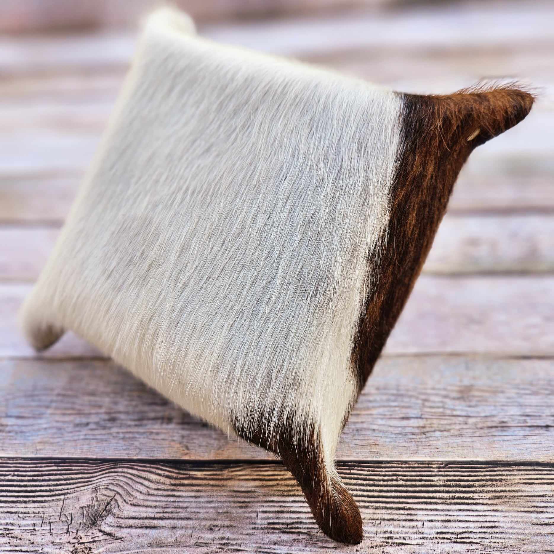 Small cowhide throw new arrivals