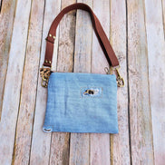 denim purse, denim crossbody, denim bag, kids purse, kids crossbody, kids bag