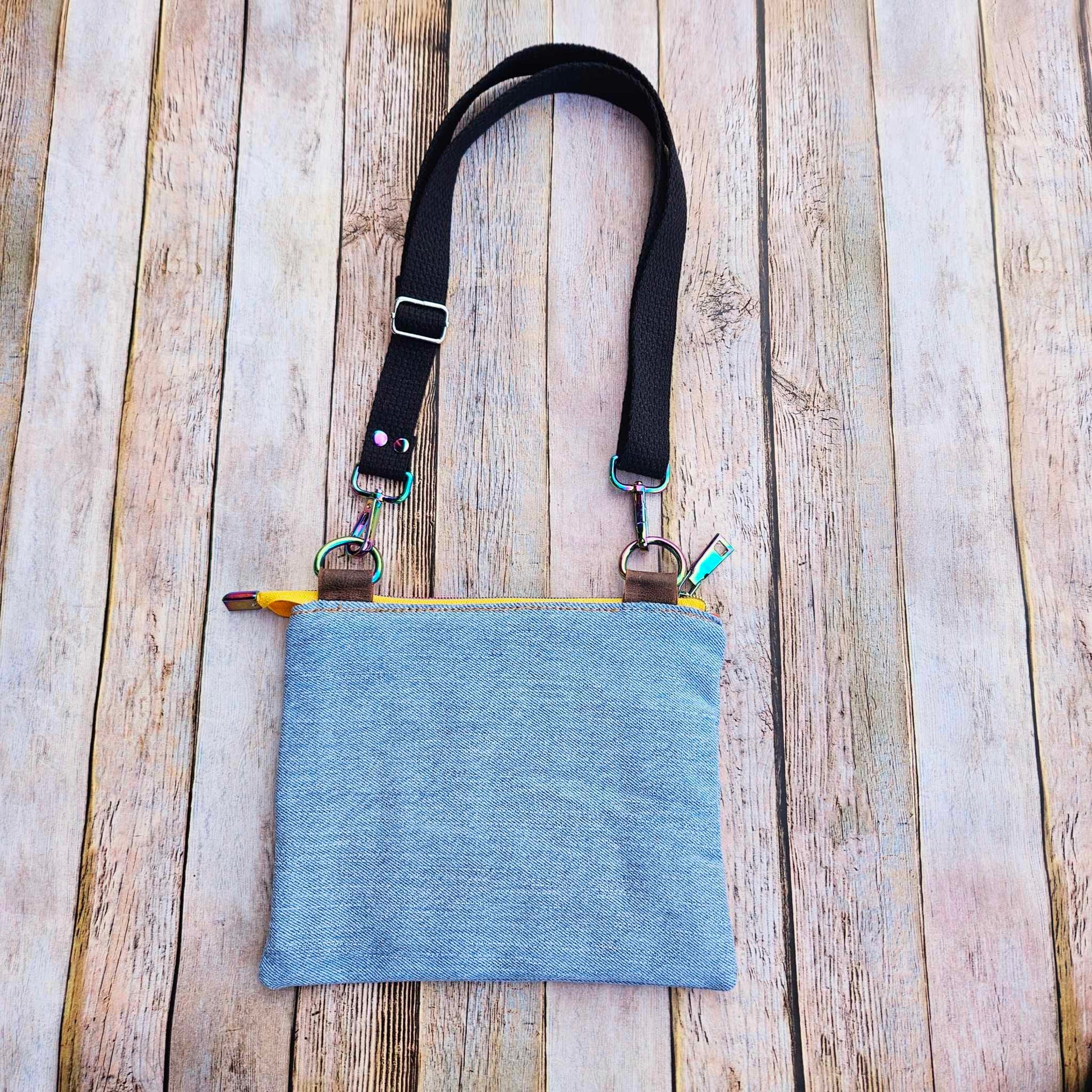 kids bag, kids crossbody, kids purse, denim bag, denim crossbody, denim purse