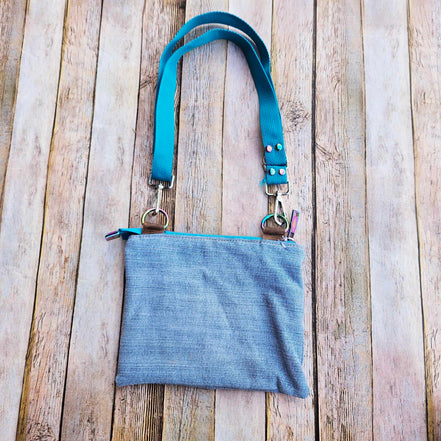 denim purse, crossbody, kids purse, kids bag, denim bag