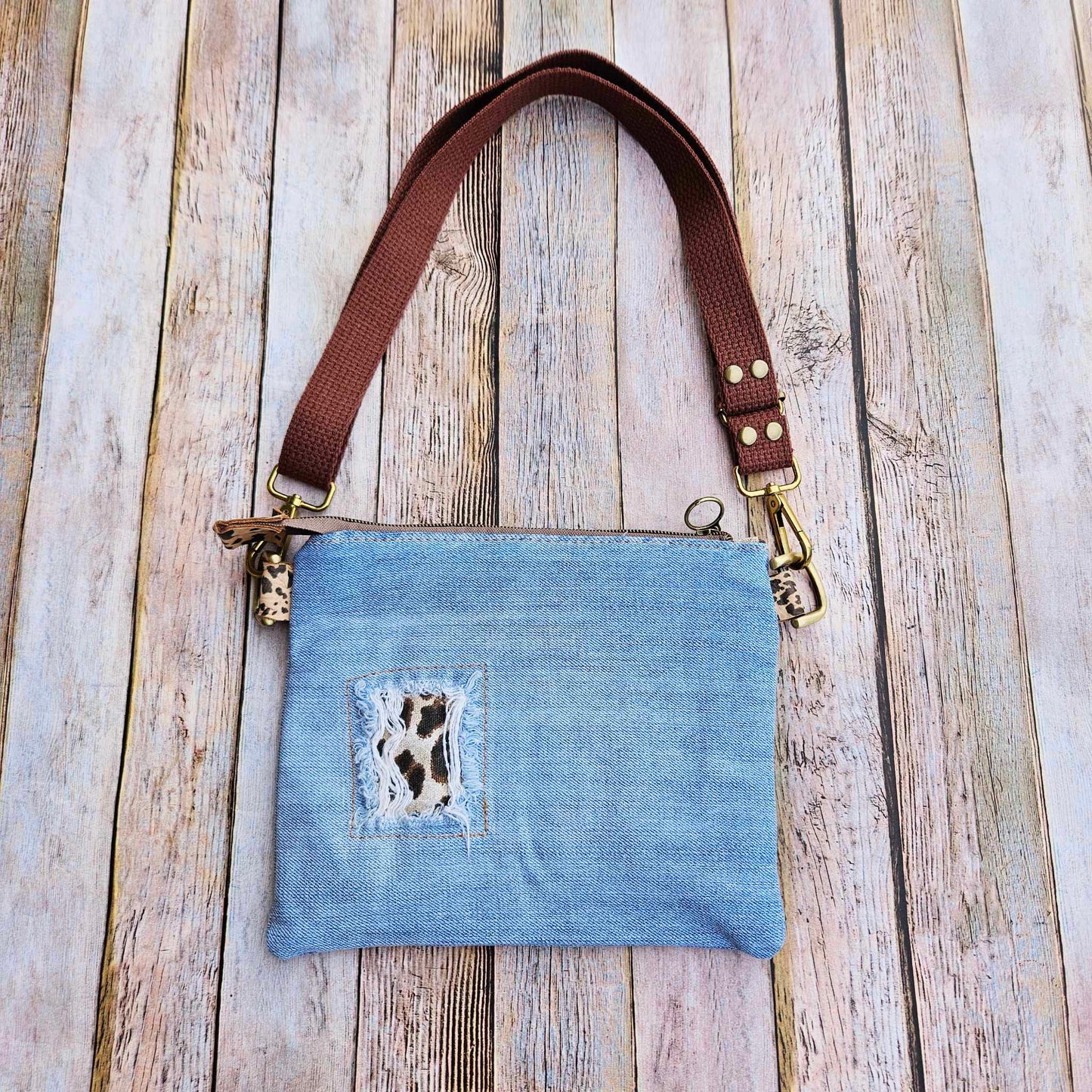 denim bag, denim crossbody, denim purse, kids bag, kids crossbody kids purse