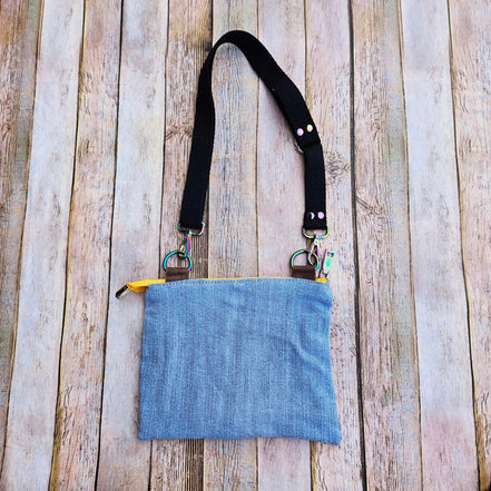 denim bag, denim crossbody, denim purse , kids purse, kids crossbody, kids purse