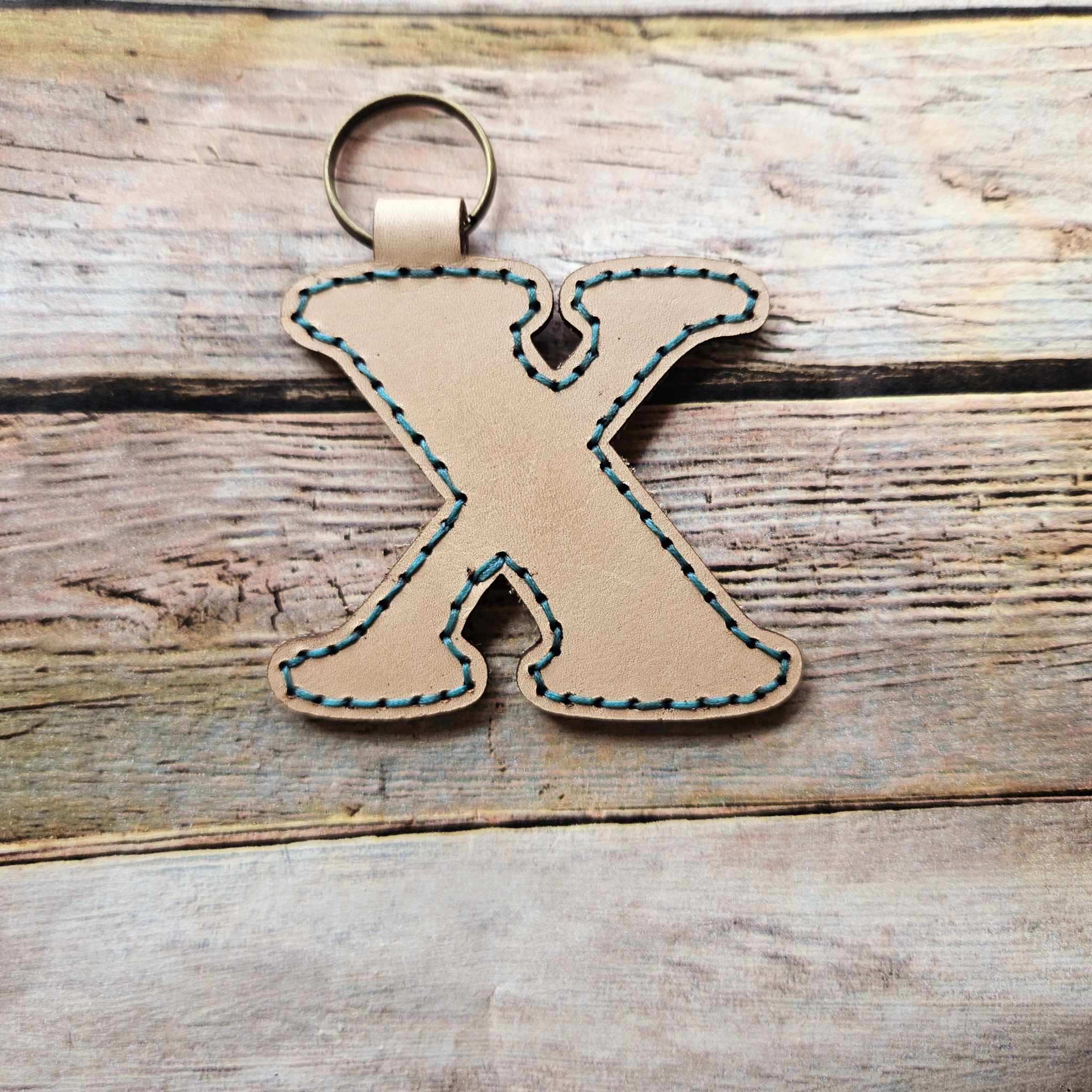 Laser burn, letter keychain, leather keychain, leather,