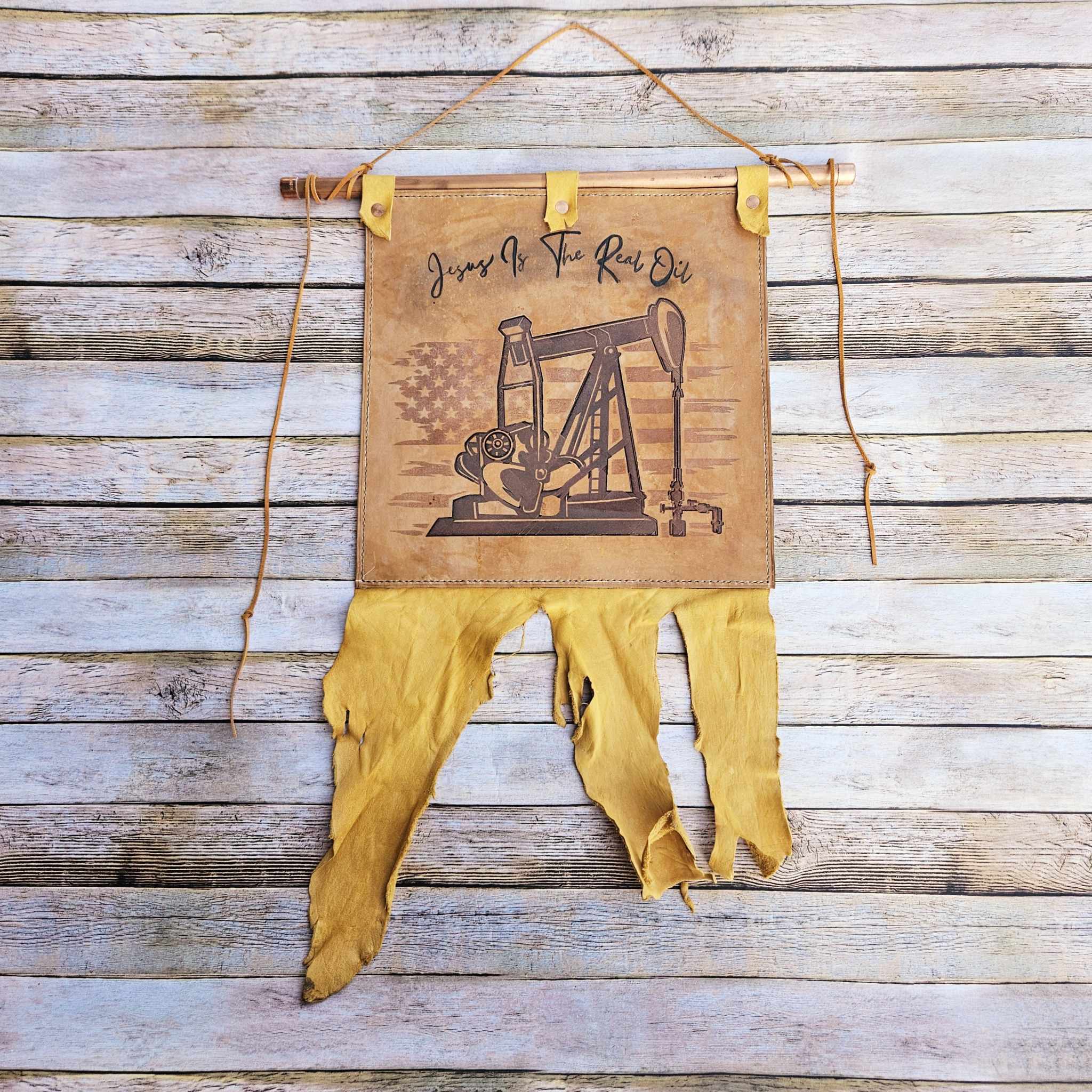 laser burned, decor, elk leather, Jesus decor, wall hanging