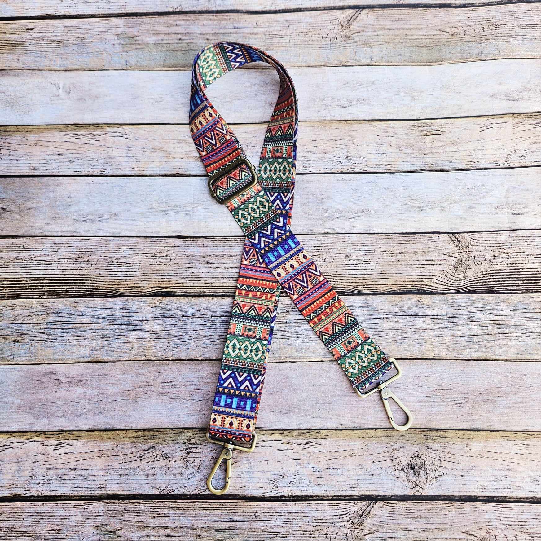 purse strap, adjustable strap, guitar style strap, boho bag strap, bag strap