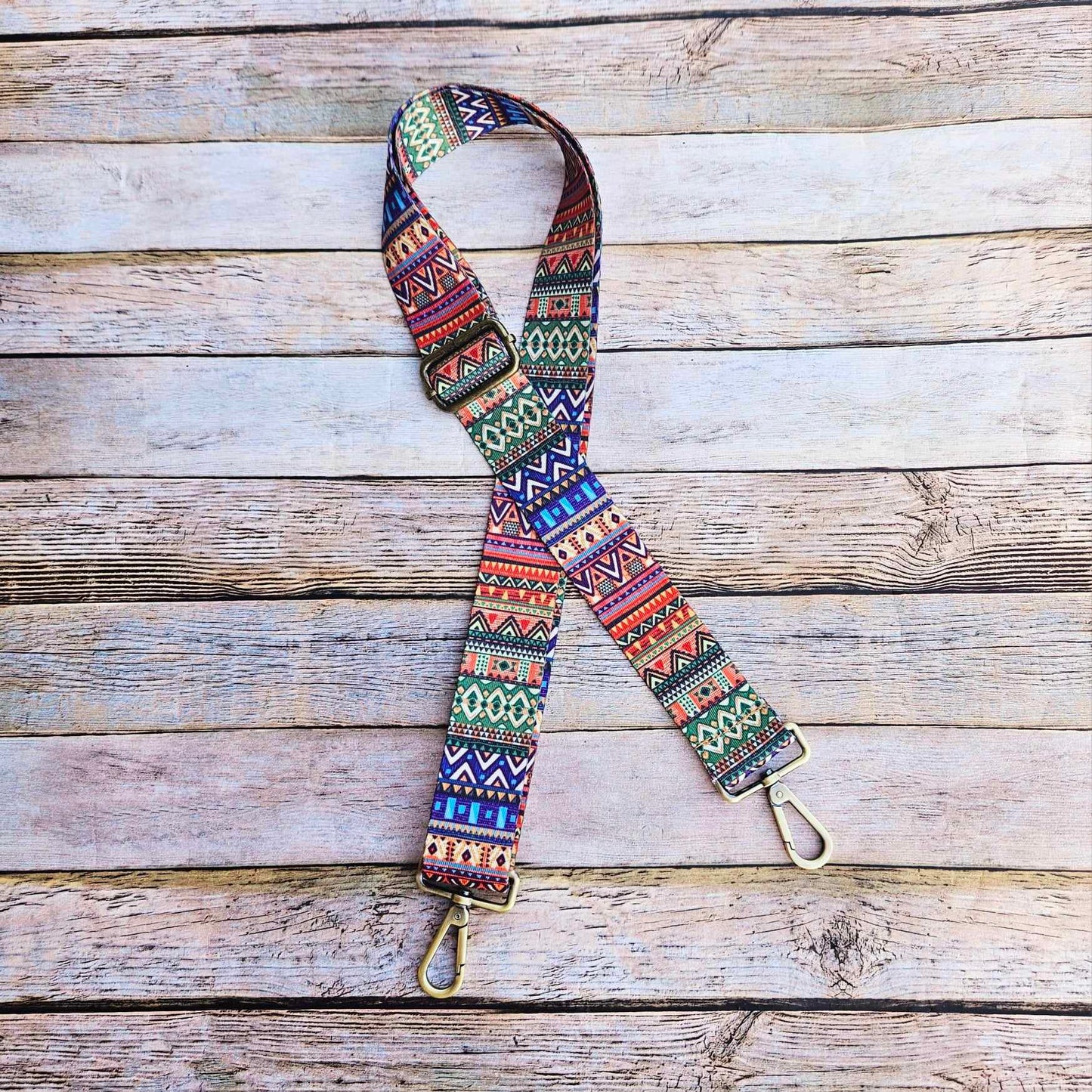 bag strap, boho strap, guitar style strap, adjustable bag strap, purse strap