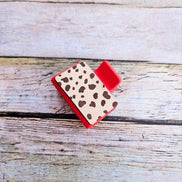 laser burned claw, animal print claw, small claw, colorful claw, hair accessories, tiger print, snake print, leopard print, giraffe print, cow print