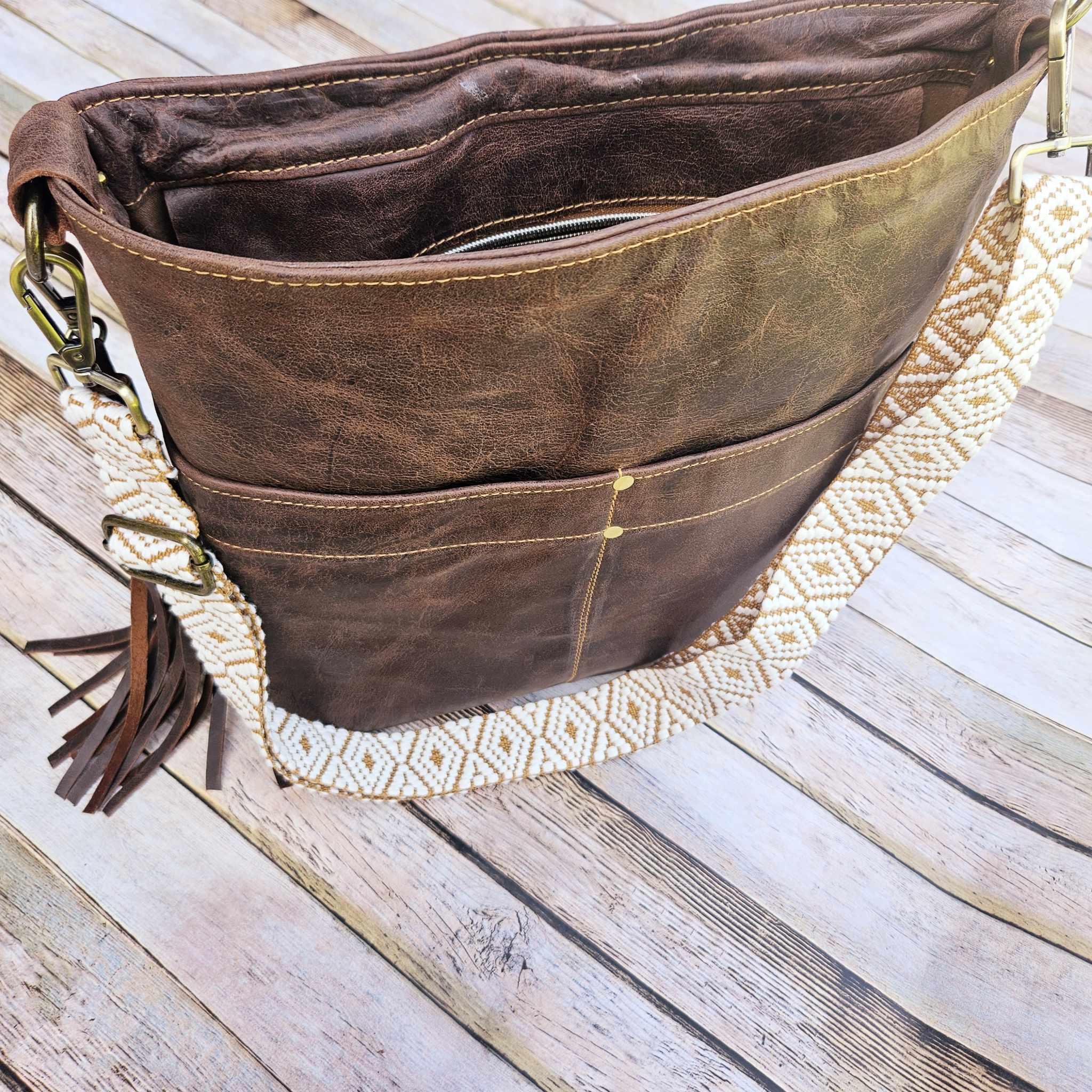 Mahala’s Graceful Leather Crossbody
