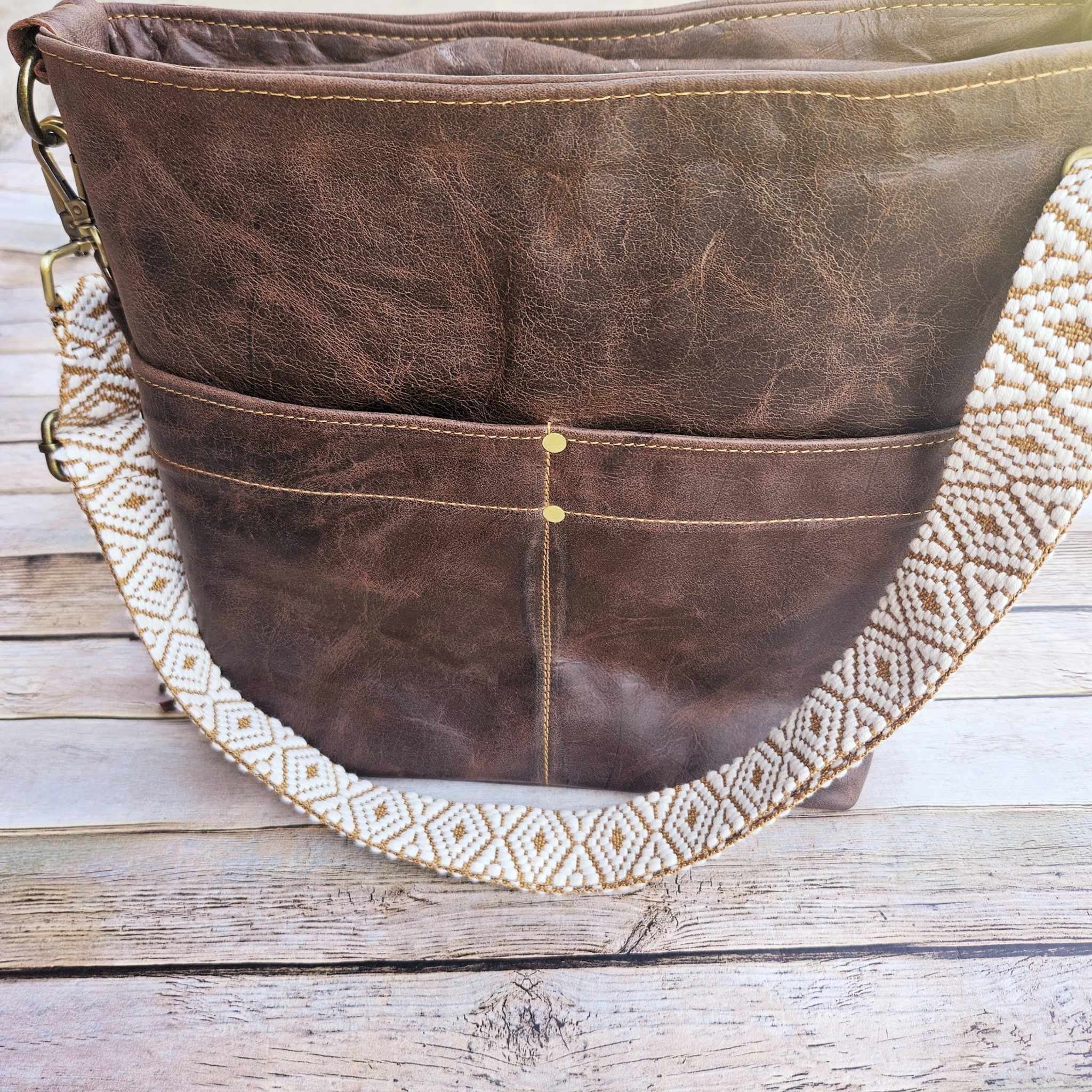 Mahala’s Graceful Leather Crossbody
