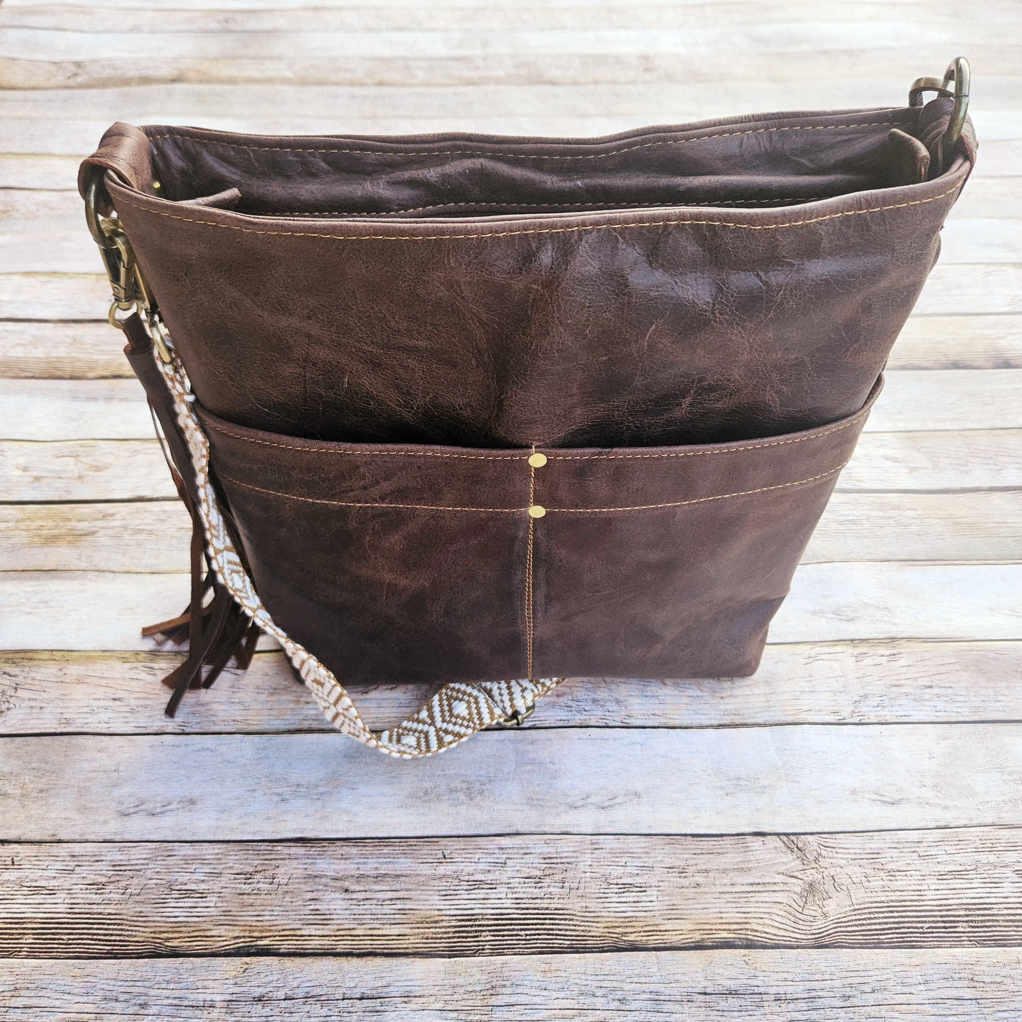 Mahala’s Graceful Leather Crossbody