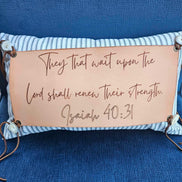 leather quote pillow, laser burned pillow, interchangeable leather pillow 