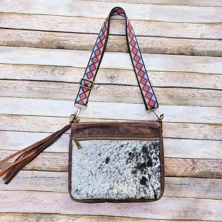Linnie’s Pepper Cowhide Conceal Carry Crossbody – Handcrafted in Texas