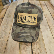 I Am The Problem – Leather Patch Cap