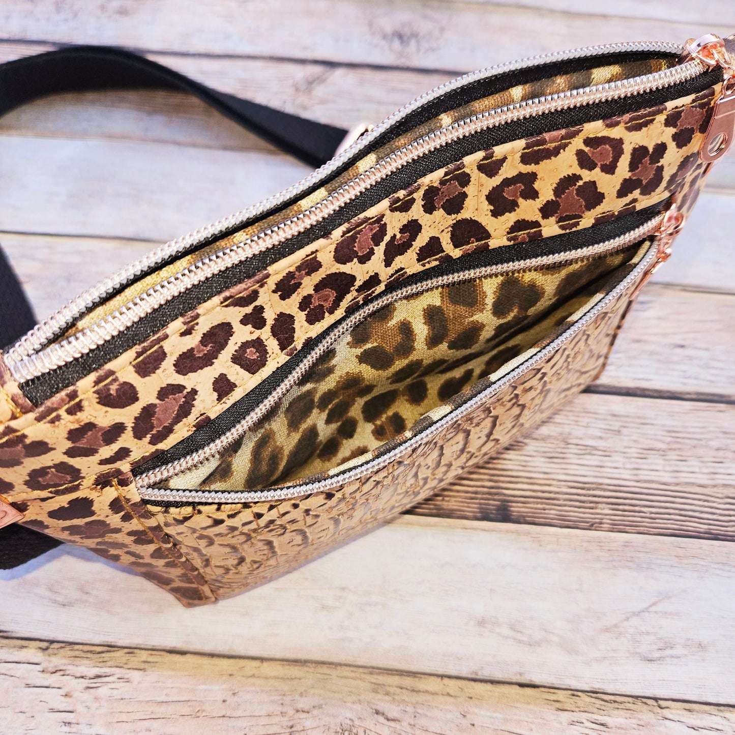 snake cork purse, leopard cork bag, crossbody bag, cork crossbody bag, snake and leopard cork bag, cork crossbody