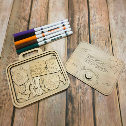 Paintable Monster Lunchbox Craft Kit