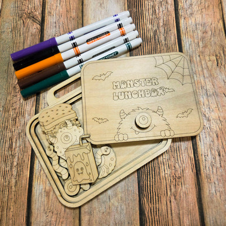 Paintable Monster Lunchbox Craft Kit