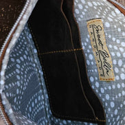 Oleta Belle Brown Cork Clutch