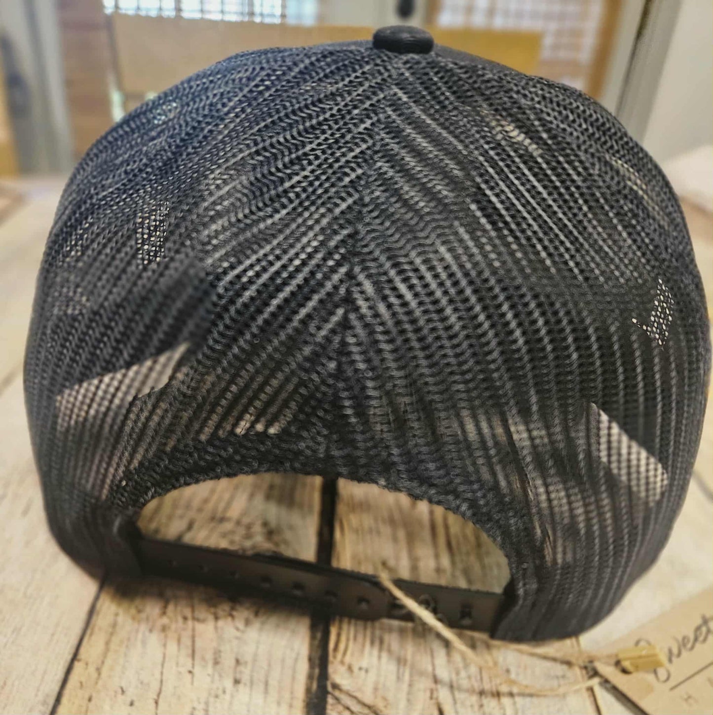 Embroidered Leather Patch Ball Cap
