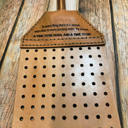 Handcrafted Leather Flyswatter with 