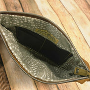 Oleta Blue Clutch Wristlet