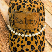 Salty Cork Leather Patch Cap