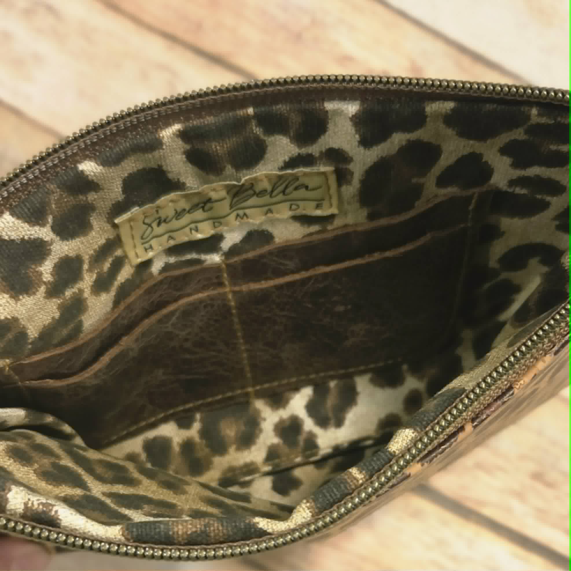 Oleta Leopard Clutch Wristlet