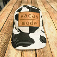 Vacay Mode Cork Leather Patch cap