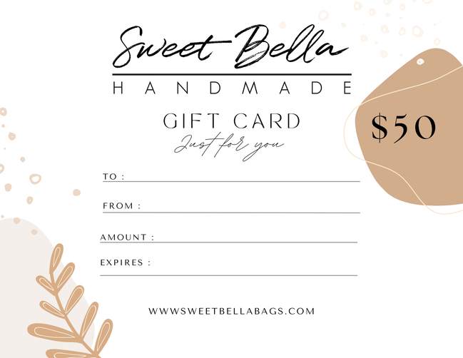 Sweet Bella Bags Gift Card