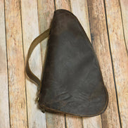 Large Brown Leather Pistol Case