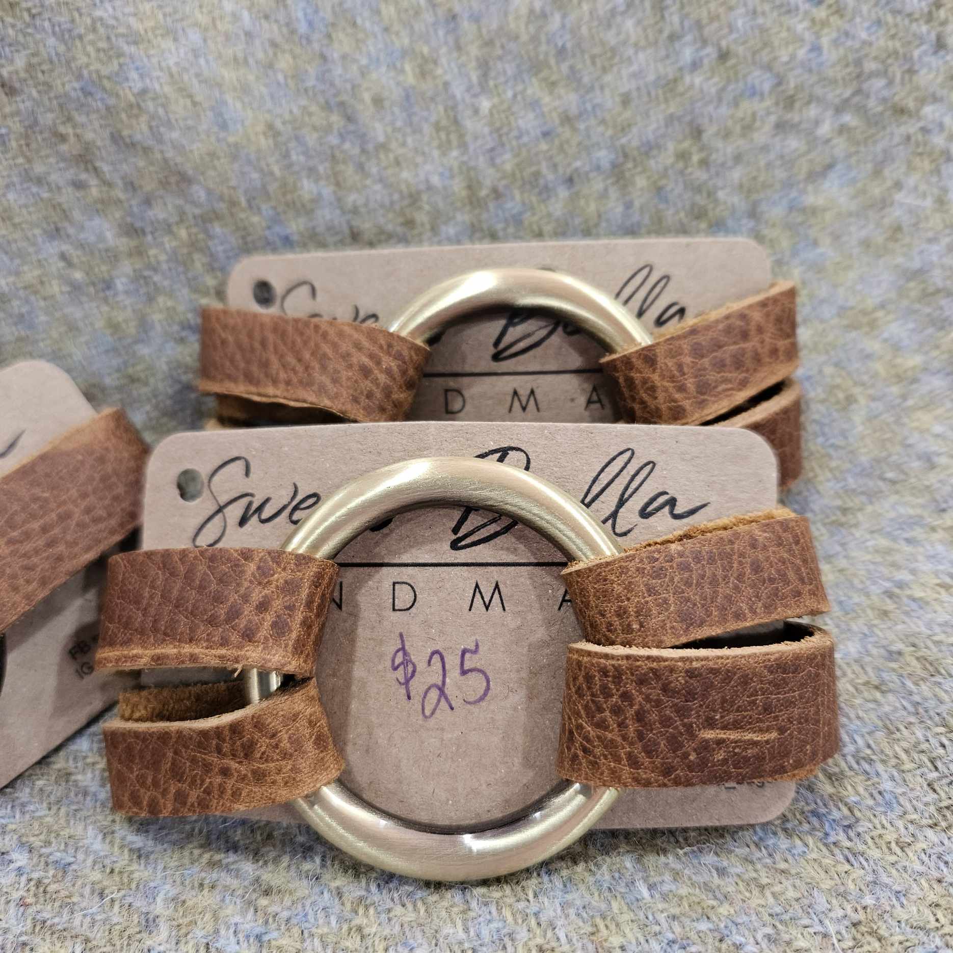 Leather O Bracelet Large