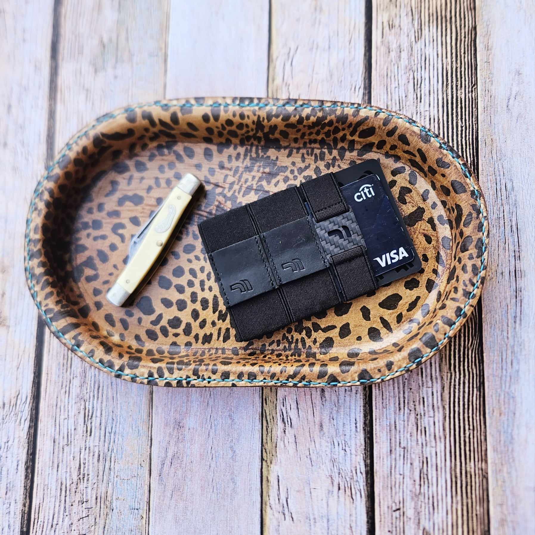 oval valet tray, oval leopard tray, leopard valet tray, leopard tray, leopard leather valet tray, leather valet tray, large valet tray