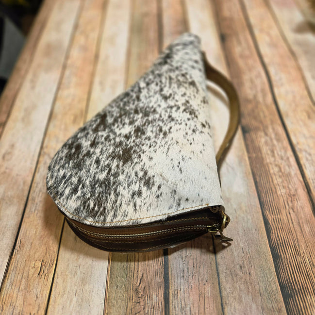 Fur-On Leather Large Revolver Case