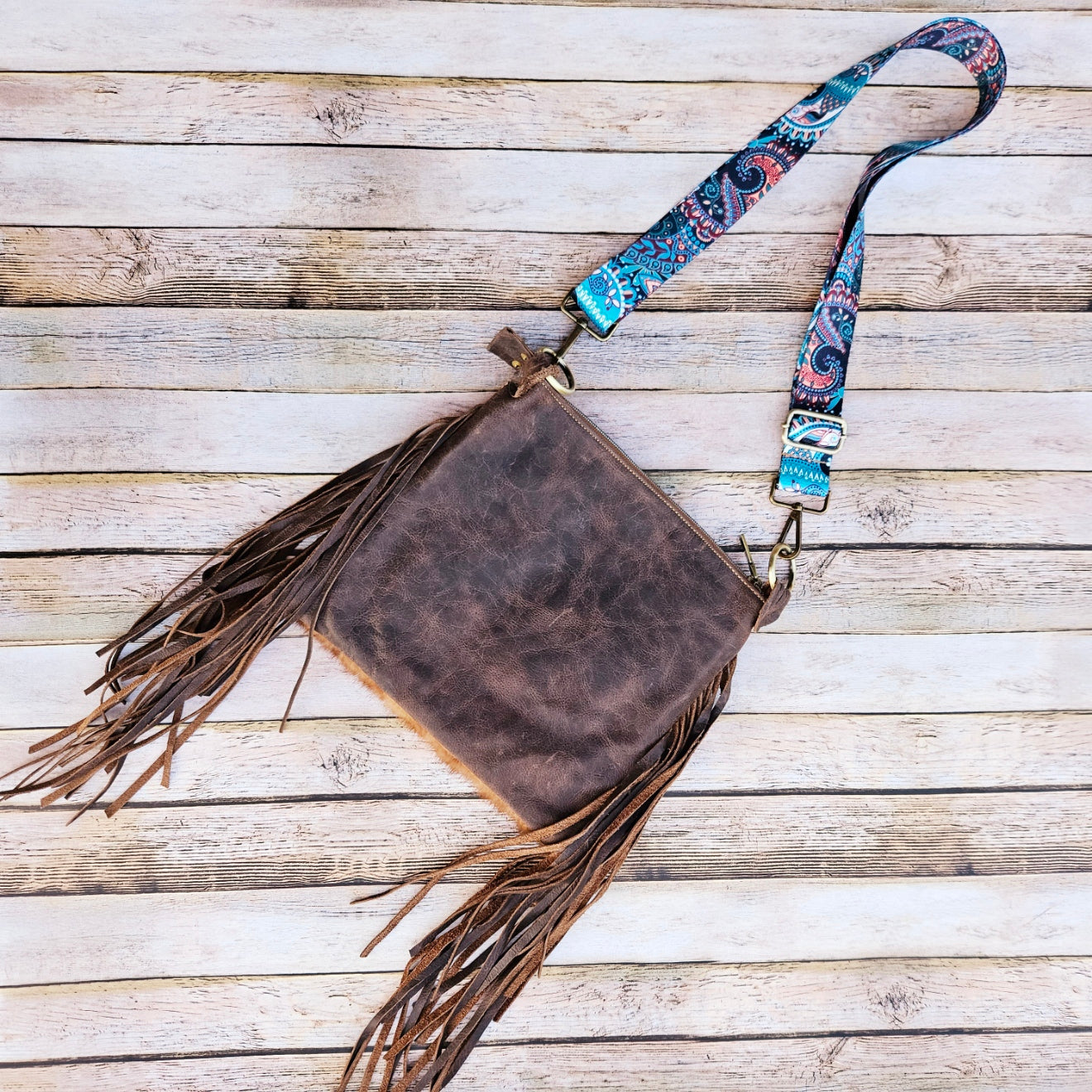 upcycled mink leather bag, upcycled mink fringe bag, leopard leather crossbody, leopard leather, leather crossbody bag, crossbody bag